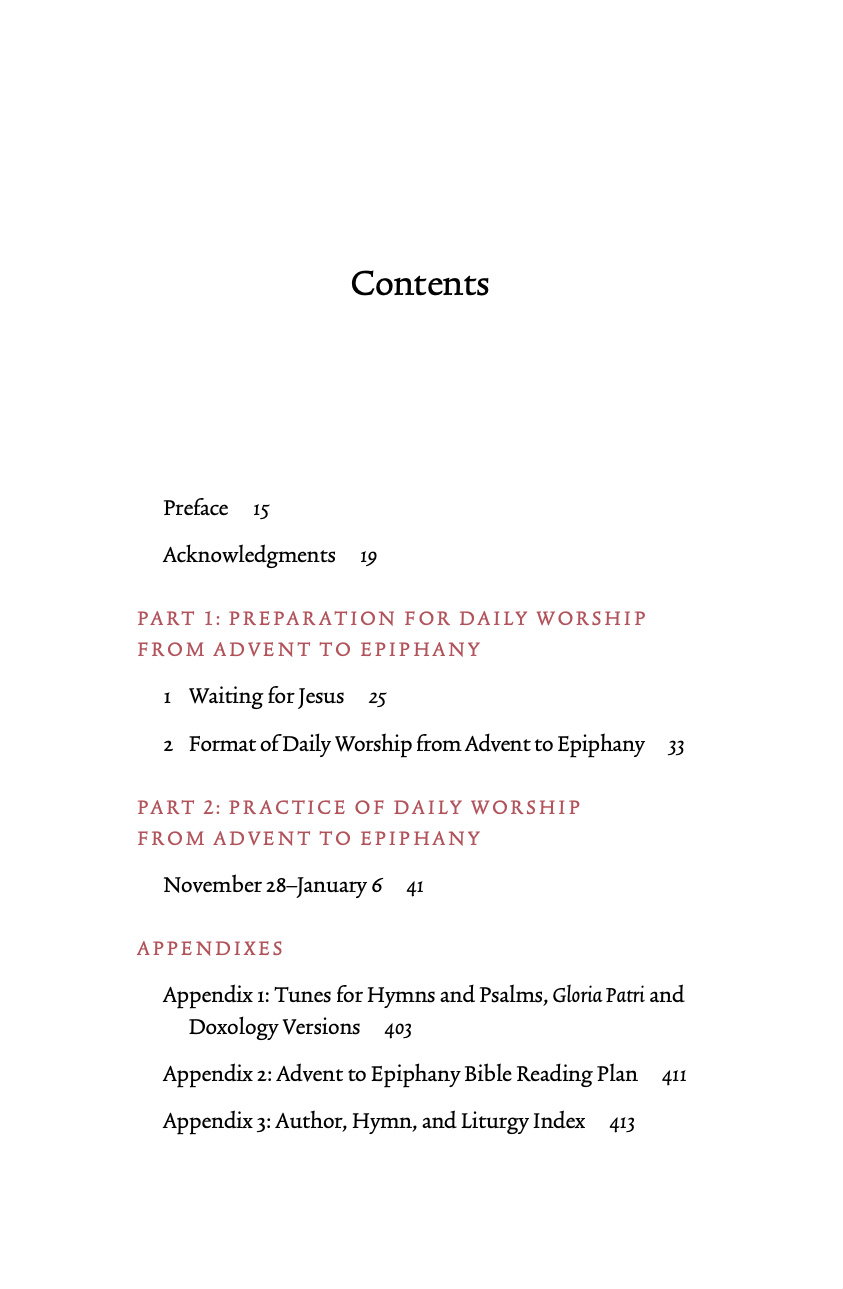 O Come, O Come, Emmanuel: A Liturgy for Daily Worship from Advent to Epiphany