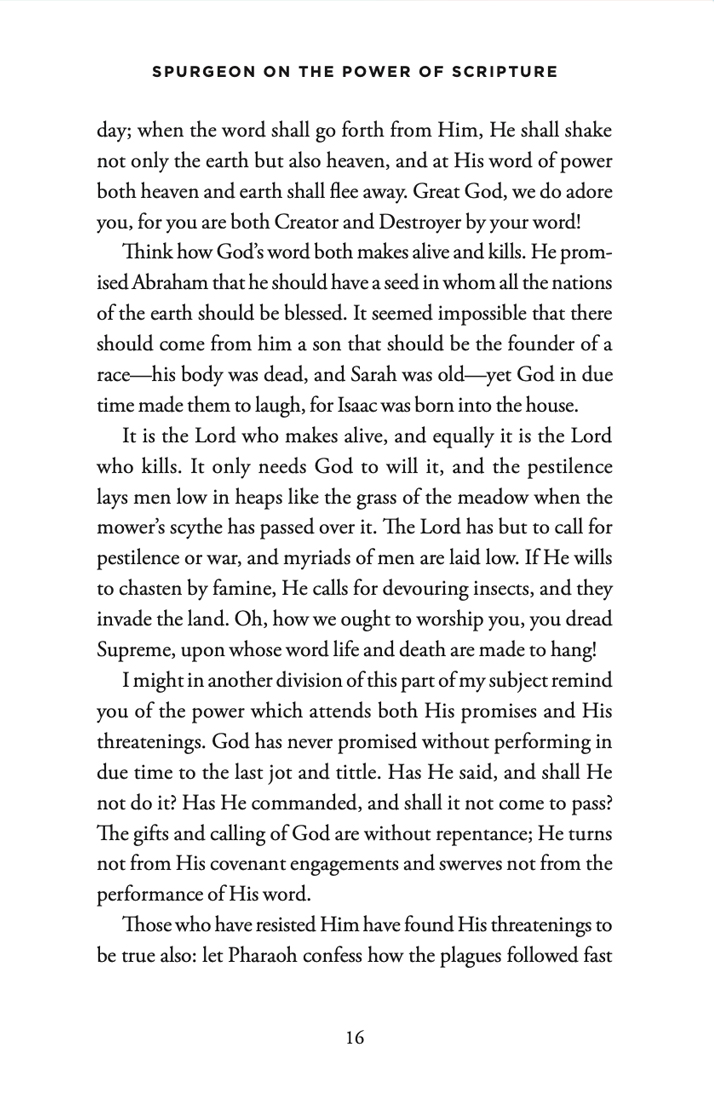 Spurgeon on the Power of Scripture & Piercing Heaven - Store - Truth ...