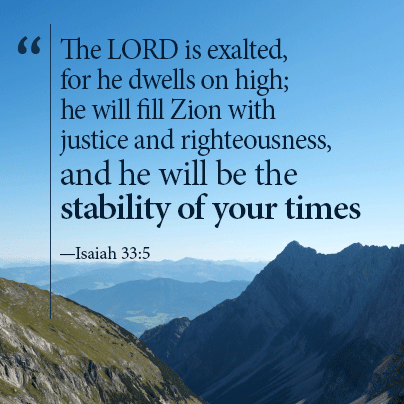 And he will be the stability of your times - Truth For Life